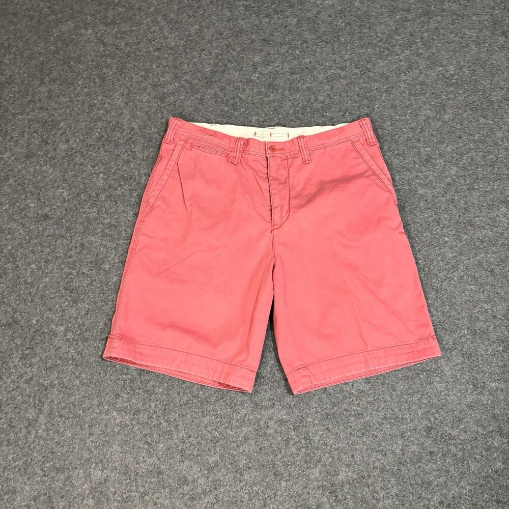 VTG Polo Ralph Lauren Shorts Men's 36 Pink Relaxed Fit Logo Cotton